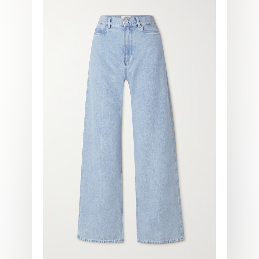 WANDLER | Magnolia High-Rise Wide-Leg Organic Jeans